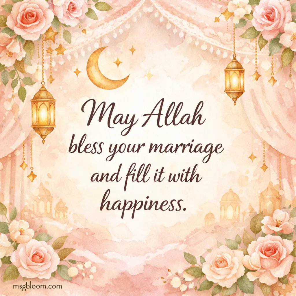 39+ Islamic Wedding Wishes And Duas Collection — free download