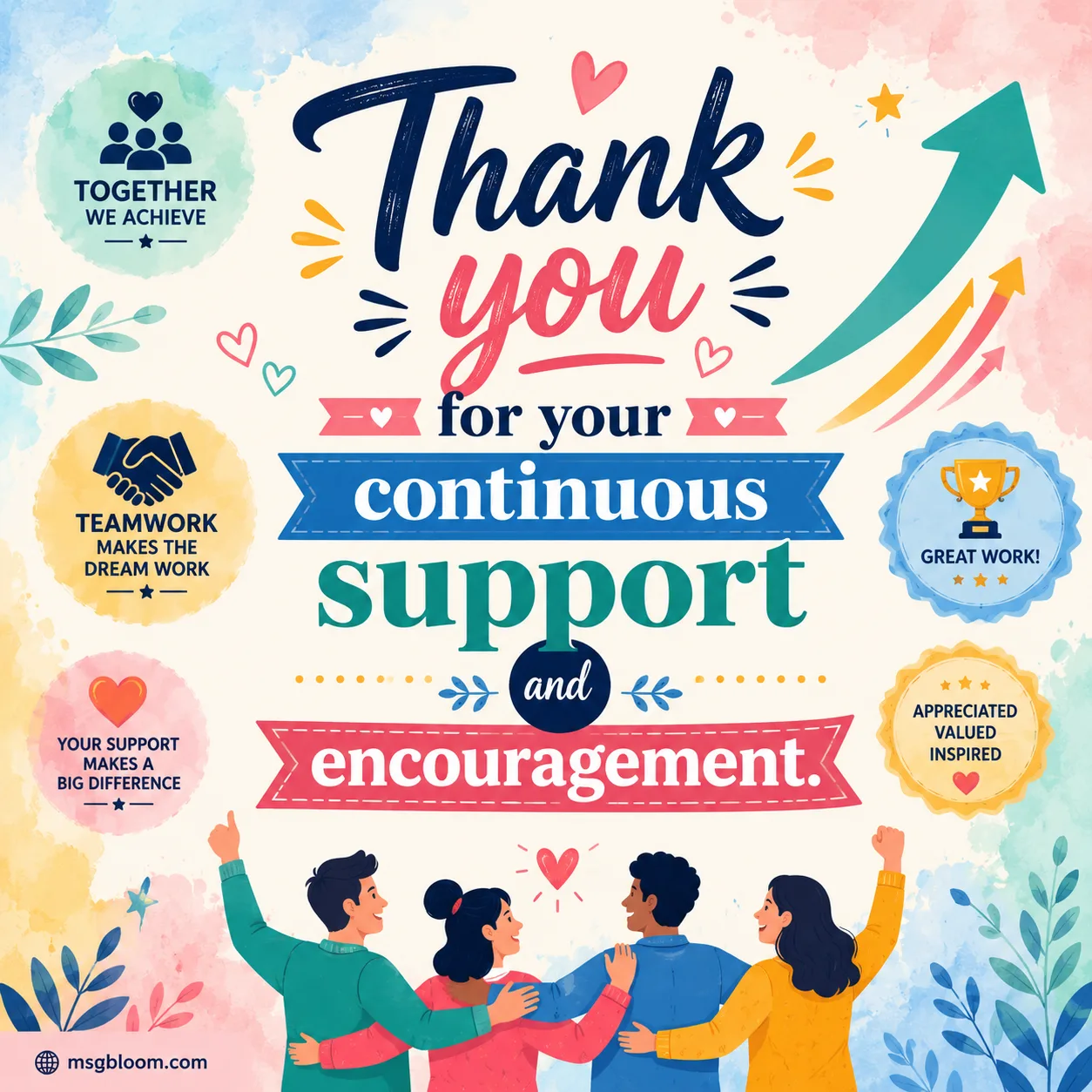Thank you for your continuous support and encouragement
