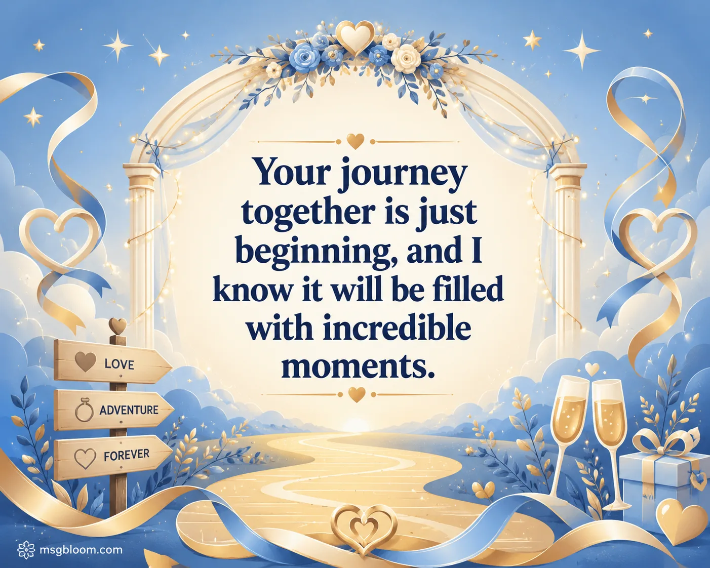 Your journey together is just beginning and I know it will be filled with incredible moments