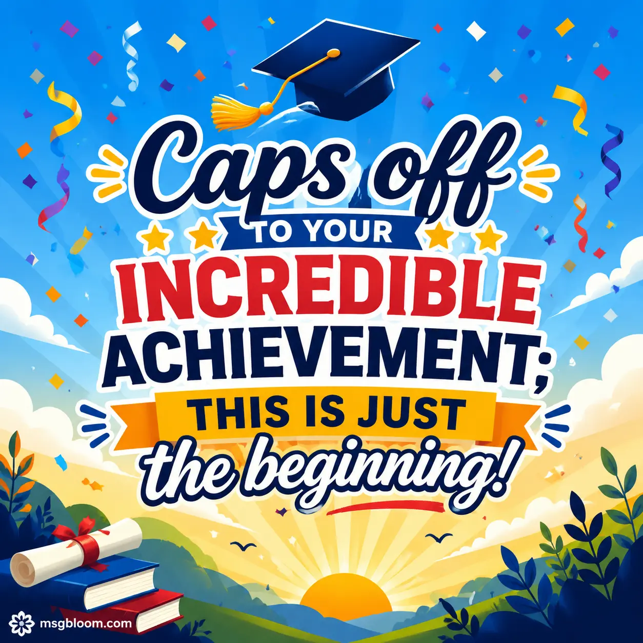 Caps off to your incredible achievement; this is just the beginning!