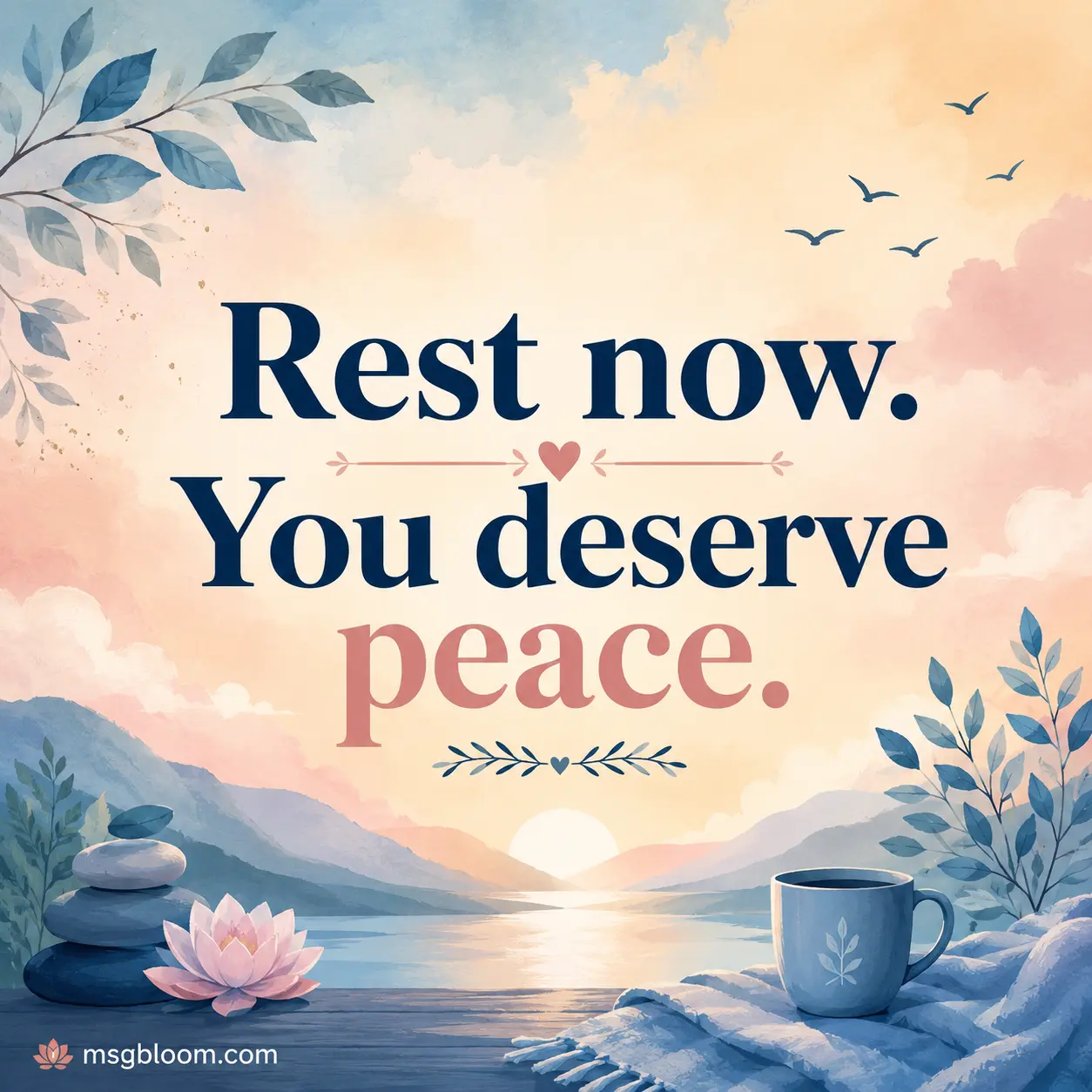 Rest now you deserve peace
