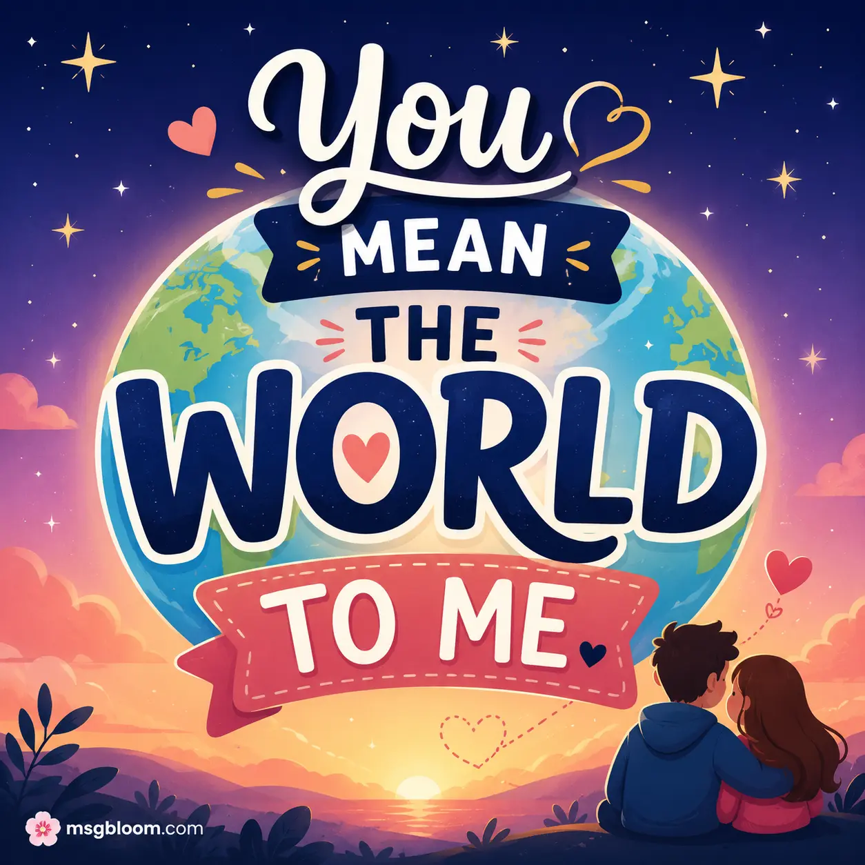You mean the world to me
